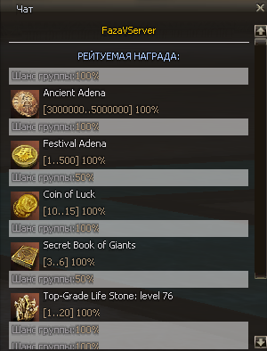 Лут Server Boss